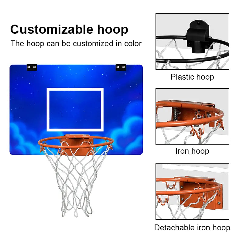 Over The Door Mini Basketball Hoops with Breakaway Rim